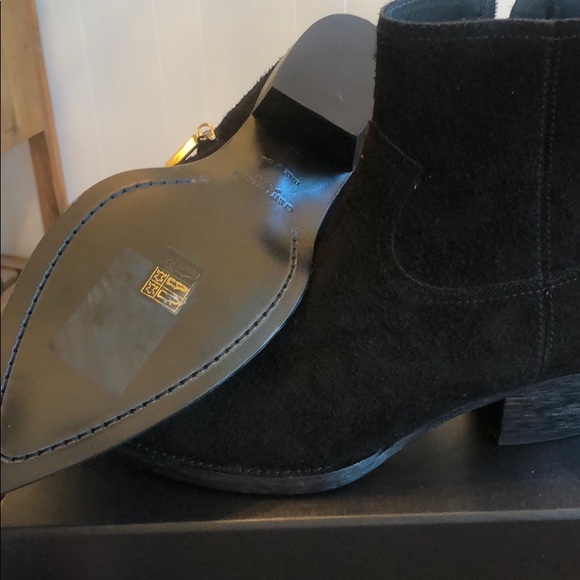 BRAND NEW Saint Laurent stacked heel Chelsea boot - Picture 7 of 7